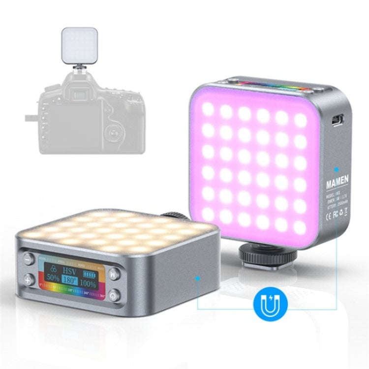 D01 Dimmable Photography LED Fill Light Portable Mini Camera Phone RGB Fill Light