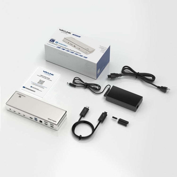 WAVLINK UTD41 PRO RJ45 / Audio / SD Card Reader 15-in-1 Thunderbolt 4 Docking Station, Plug:EU Plug