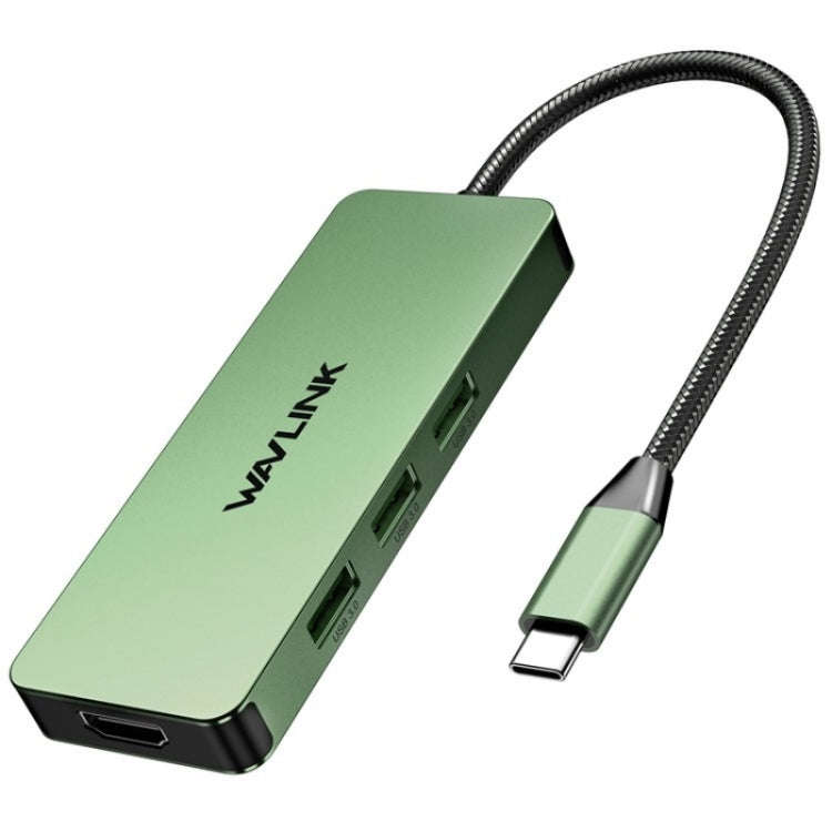 WAVLINK UHP3416 7-in-1 PD100W Charging SD / TF Card Reader 4K HD Type-C Docking Station(Blackish ...