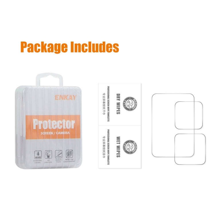 For GoPro HERO13 Black ENKAY 0.2mm 9H Tempered Glass Screen Protector Front  Back Camera Film