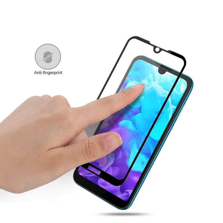 2pcs mocolo 0.33mm 9H 2.5D Full Glue Tempered Glass Film for Huawei Honor 8S/ Y5 2019(Black)