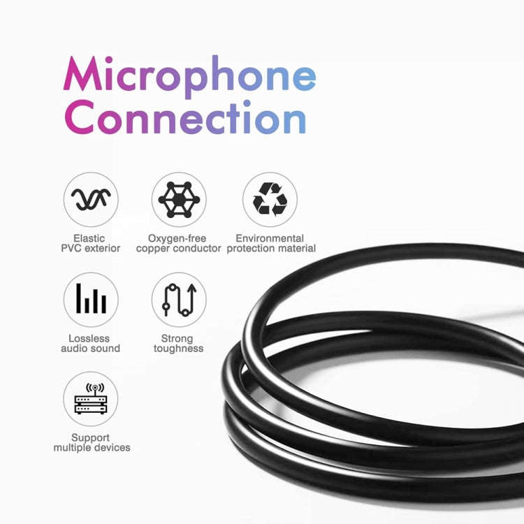 2m XLR Microphone Cable, 4.95 FT XLR Male to XLR Female Balanced 3 Pin Mic Cables, Black