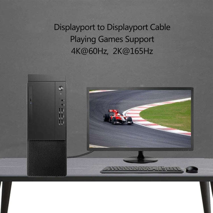 2K DisplayPort to DisplayPort Cable For Lenovo, Dell, HP, ASUS More