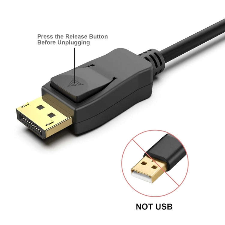 2K DisplayPort to DisplayPort Cable For Lenovo, Dell, HP, ASUS More