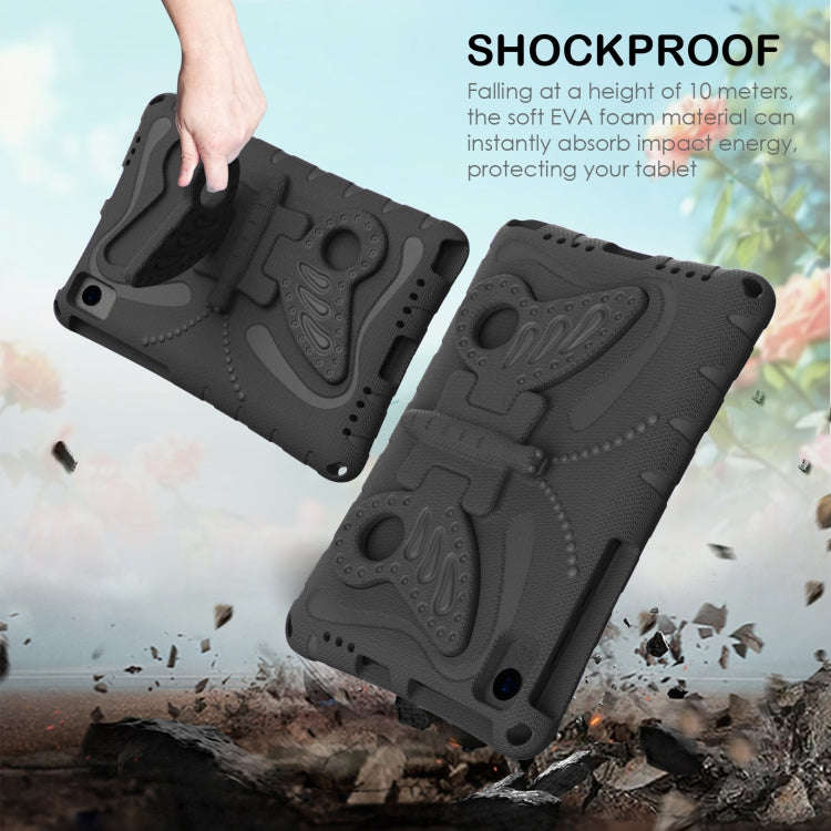For Huawei MatePad 10.4 Butterfly Bracket EVA Shockproof Tablet Case(Black)