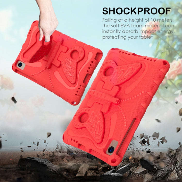 For Huawei MatePad SE 10.4 Butterfly Bracket EVA Shockproof Tablet Case(Red)