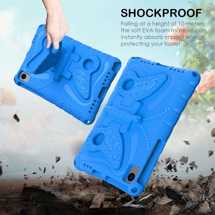 For Huawei MatePad SE 10.4 Butterfly Bracket EVA Shockproof Tablet Case(Blue)
