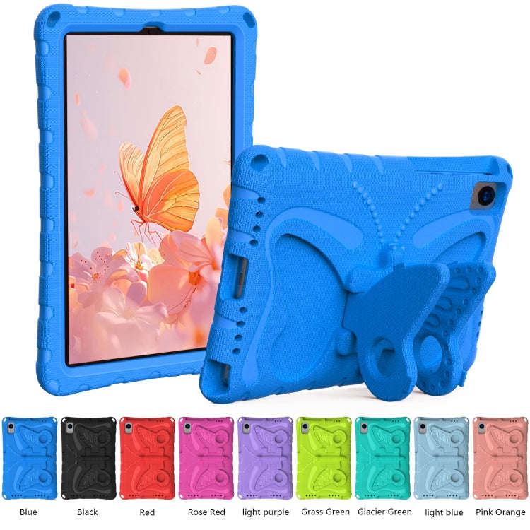 For Huawei MatePad SE 10.4 Butterfly Bracket EVA Shockproof Tablet Case(Blue)