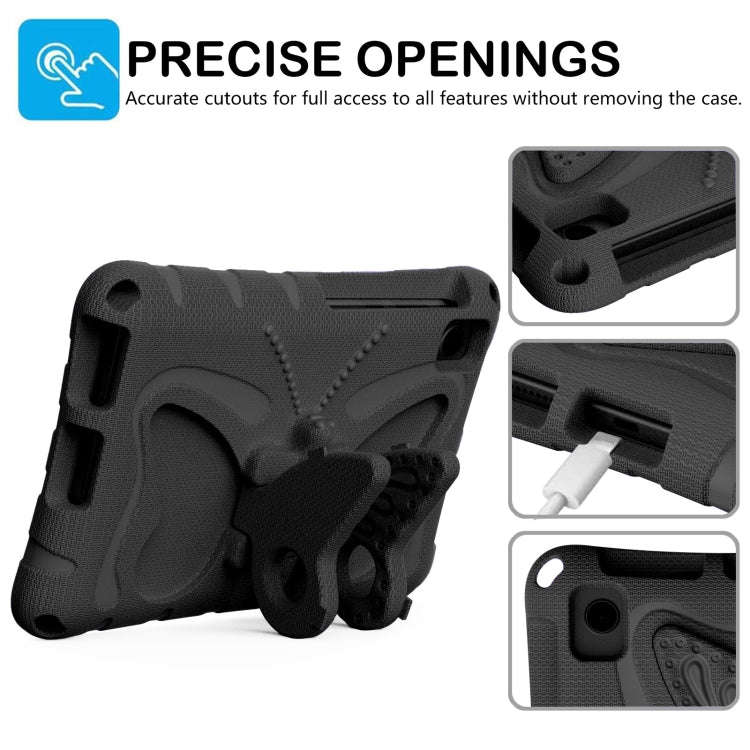 For Huawei MatePad T8 8.0 2020 Butterfly Bracket EVA Shockproof Tablet Case(Black)
