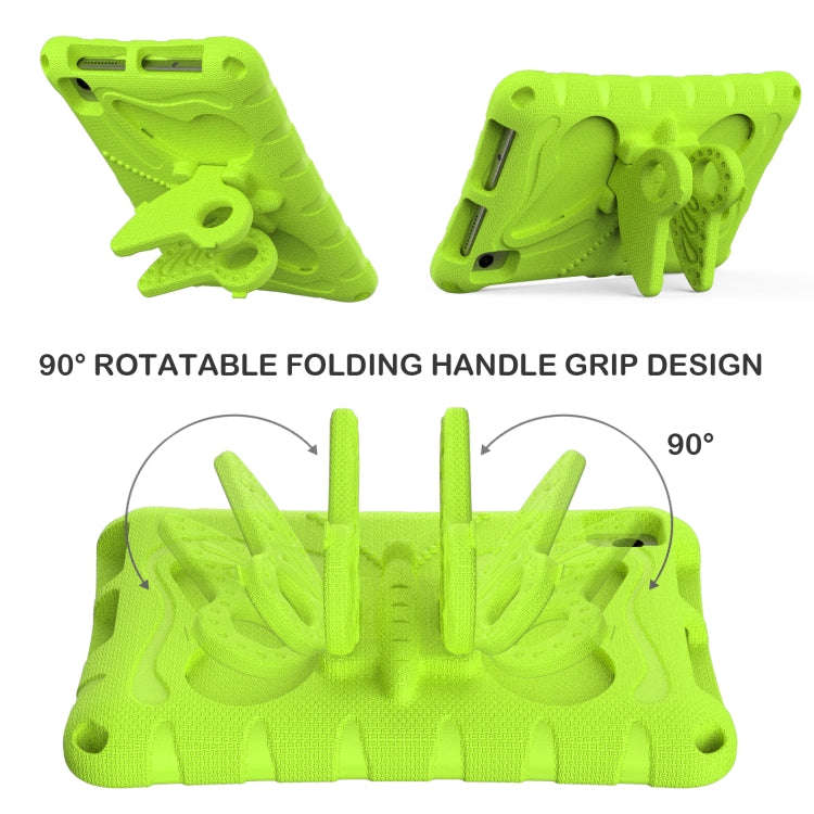 For Huawei MatePad T8 8.0 2020 Butterfly Bracket EVA Shockproof Tablet Case(Grass Green)