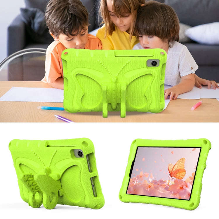 For Huawei MatePad T8 8.0 2020 Butterfly Bracket EVA Shockproof Tablet Case(Grass Green)