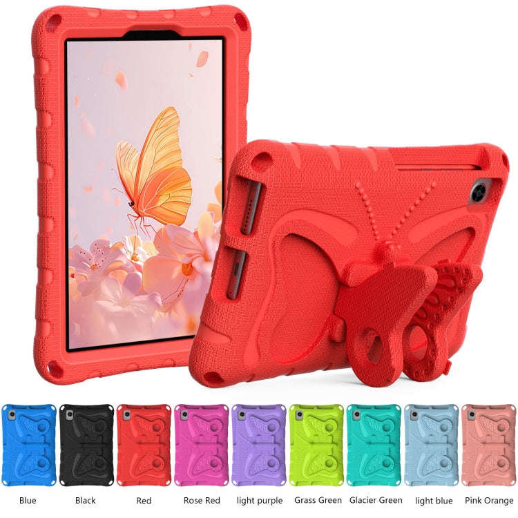 For Huawei MatePad T8 8.0 2020 Butterfly Bracket EVA Shockproof Tablet Case(Red)