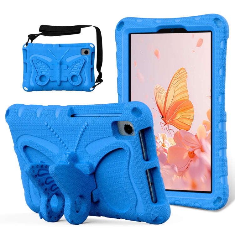 For Huawei MatePad T8 8.0 2020 Butterfly Bracket EVA Shockproof Tablet Case(Blue)
