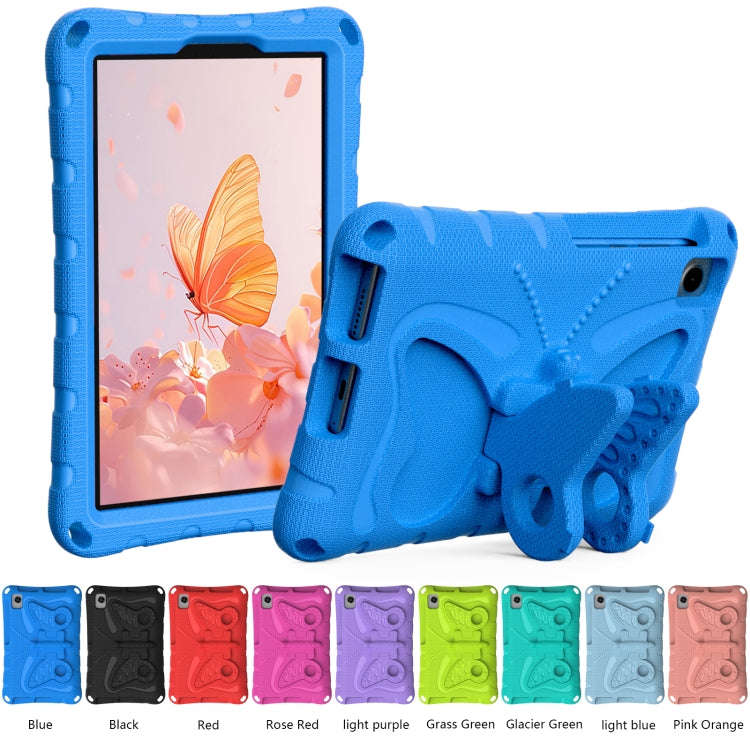 For Huawei MatePad T8 8.0 2020 Butterfly Bracket EVA Shockproof Tablet Case(Blue)