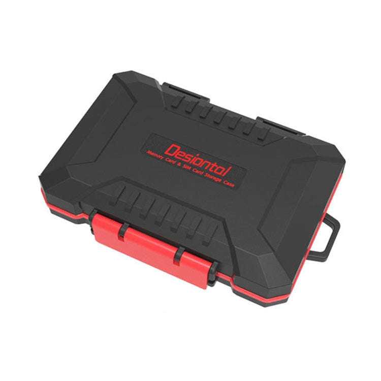 Desiontal SD / TF / XQD / CF / SIM / TF Storage Card Memory Card Organizer Outdoor Portable Water...