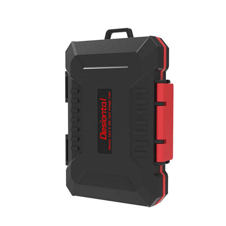 Desiontal SD / TF / XQD / CF / SIM / TF Storage Card Memory Card Organizer Outdoor Portable Water...
