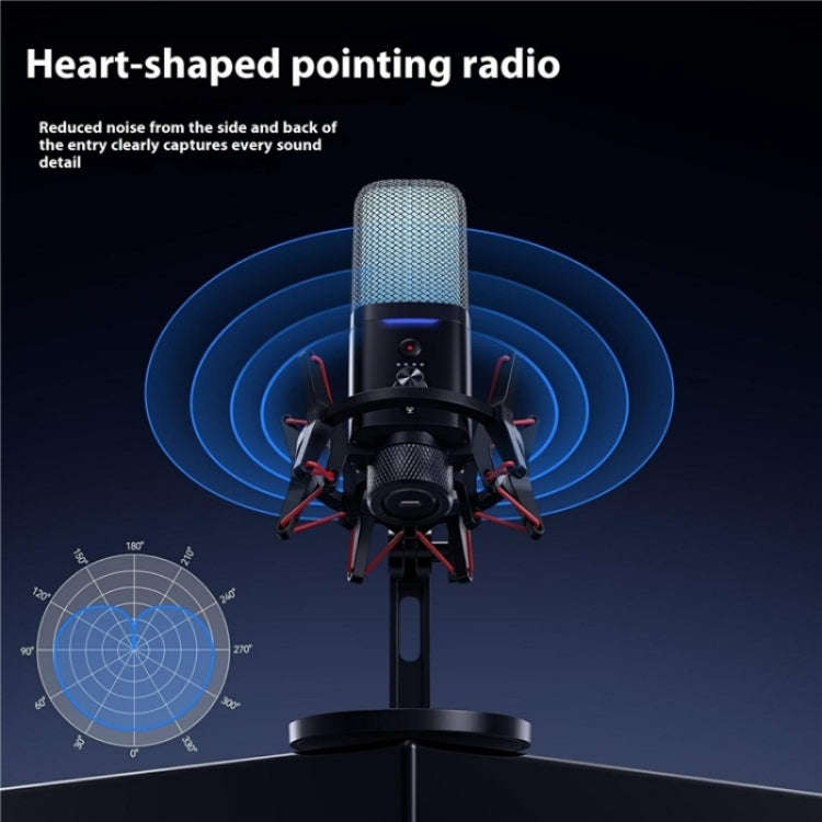 Yanmai X3W Wireless / Wired Dual Mode RGB Gaming Noise Reduction Microphone