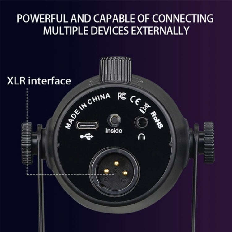 MV7 Monitoring Cardioid Dynamic Live Broadcast Microphone With Desktop Bracket