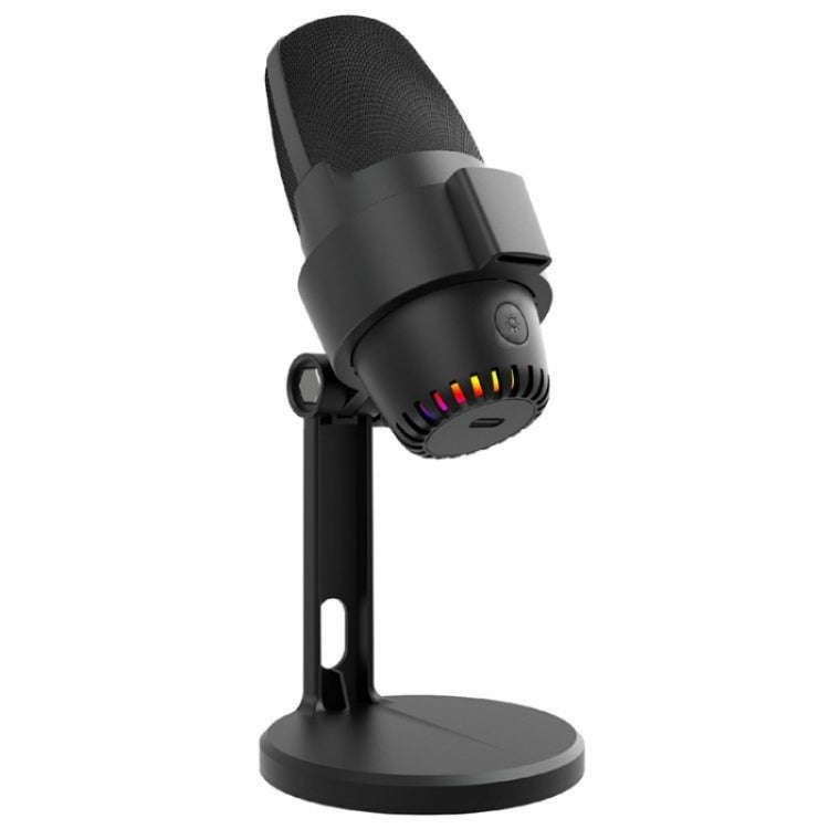 ME9 USB Microphone ENC Noise Reduction Desktop Microphone With RGB Light(Black)