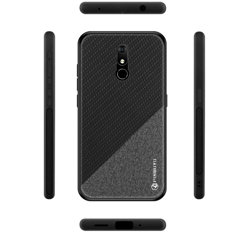 PINWUYO Honors Series Shockproof PC + TPU Protective Case for Nokia 3.2(Yellow)