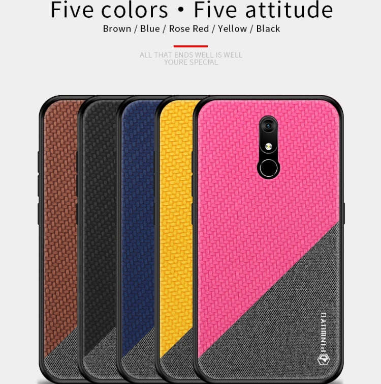 PINWUYO Honors Series Shockproof PC + TPU Protective Case for Nokia 3.2(Blue)