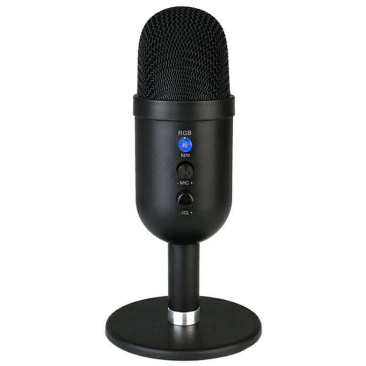 MU2000 Professional Desktop Cardioid Condenser Microphone With RGB Light