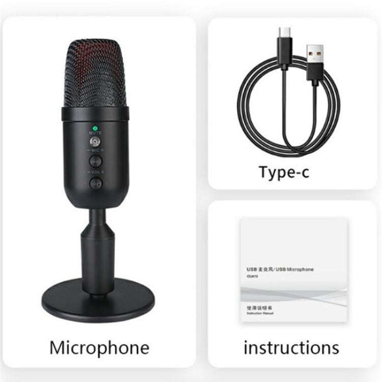 MU1000 Real Time Monitoring Noise Desktop Condenser Microphone