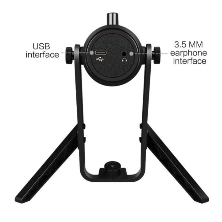 MU900 Max RGB Light E-Sports Gaming Condenser Microphone With Desktop Bracket