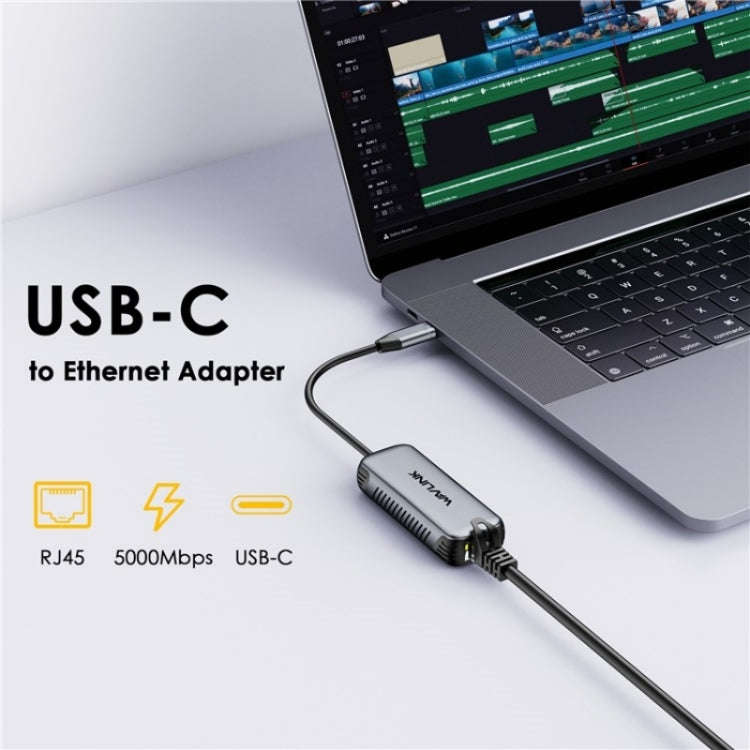 WAVLINK NWU340G 5Gbps Wired Network Converter USB-C to RJ45 Gigabit Ethernet Adapter