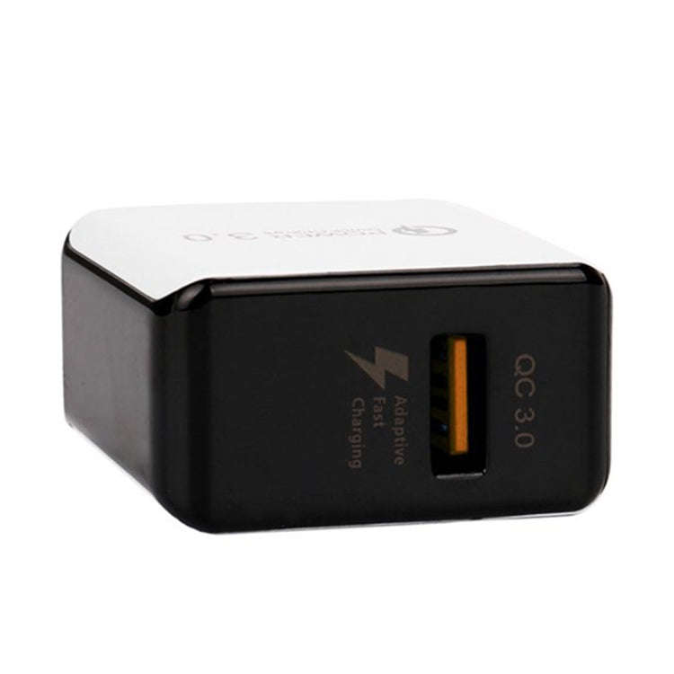 1USB QC 3.0 Wire Drawing Quick Charger US Plug(white)