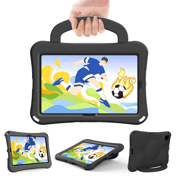 For Huawei MatePad SE 10.4 2022 / 2023 Handle Football Shaped EVA Shockproof Tablet Case(Black)