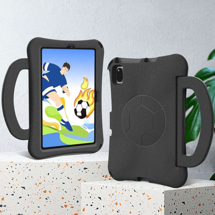 For Huawei MatePad SE 10.4 2022 / 2023 Handle Football Shaped EVA Shockproof Tablet Case(Black)