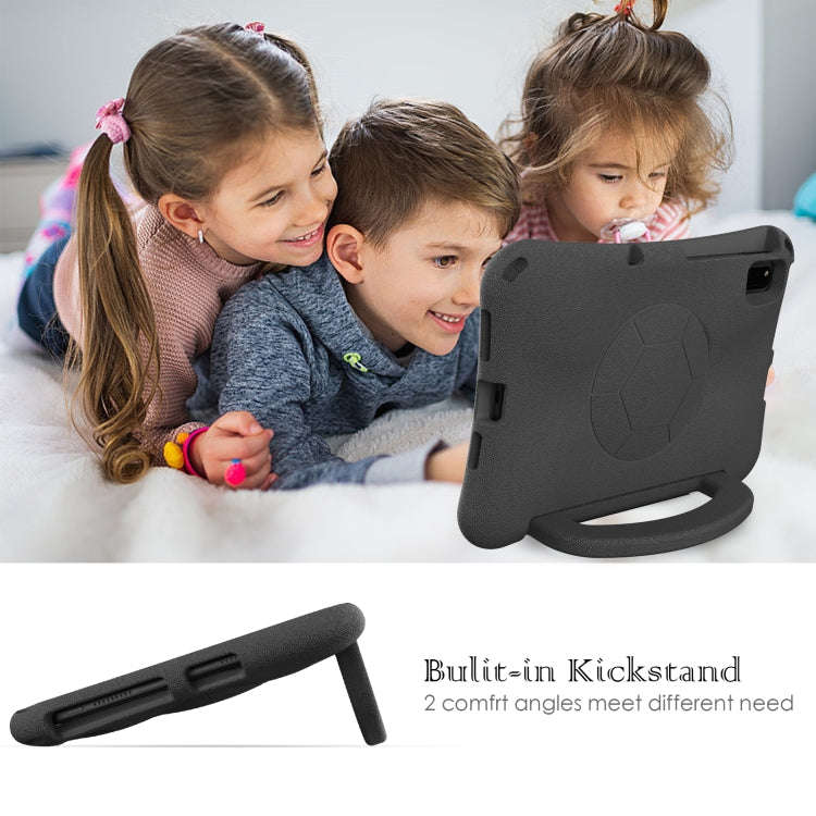 For Huawei MatePad SE 10.4 2022 / 2023 Handle Football Shaped EVA Shockproof Tablet Case(Black)