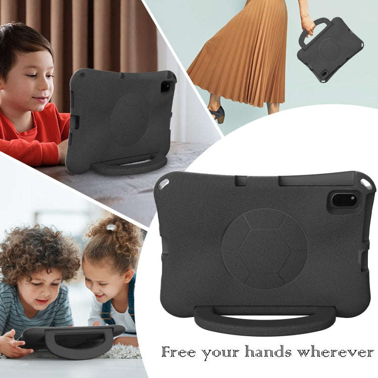 For Huawei MatePad SE 10.4 2022 / 2023 Handle Football Shaped EVA Shockproof Tablet Case(Black)