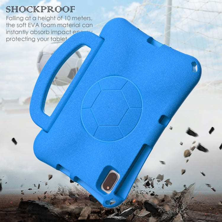 For Huawei MatePad SE 10.4 2022 / 2023 Handle Football Shaped EVA Shockproof Tablet Case(Blue)