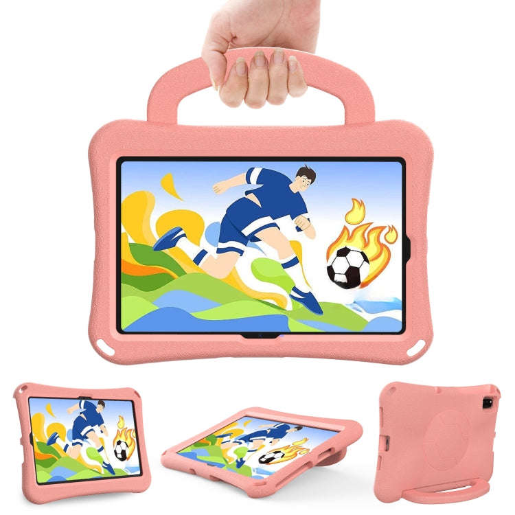 For Huawei MatePad SE 10.4 2022 / 2023 Handle Football Shaped EVA Shockproof Tablet Case(Light Pink)