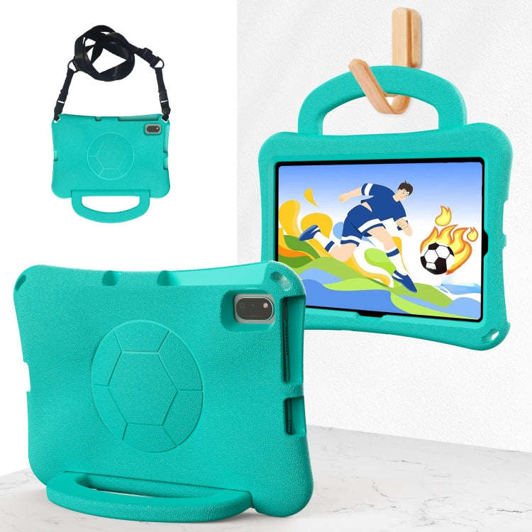 For Huawei MatePad SE 10.4 2022 / 2023 Handle Football Shaped EVA Shockproof Tablet Case(Mint  Gr...