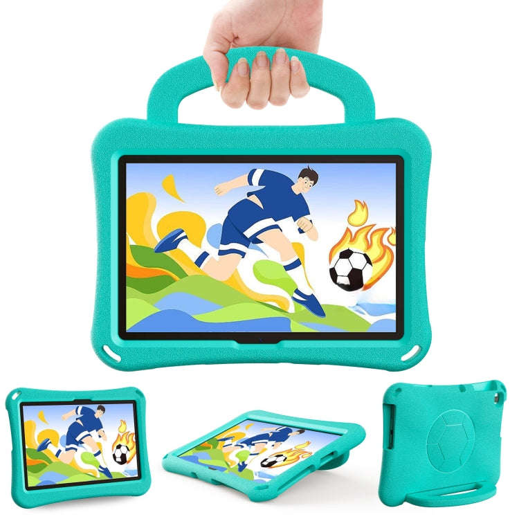 For Huawei MatePad SE 10.1 2022 Handle Football Shaped EVA Shockproof Tablet Case(Mint  Green)