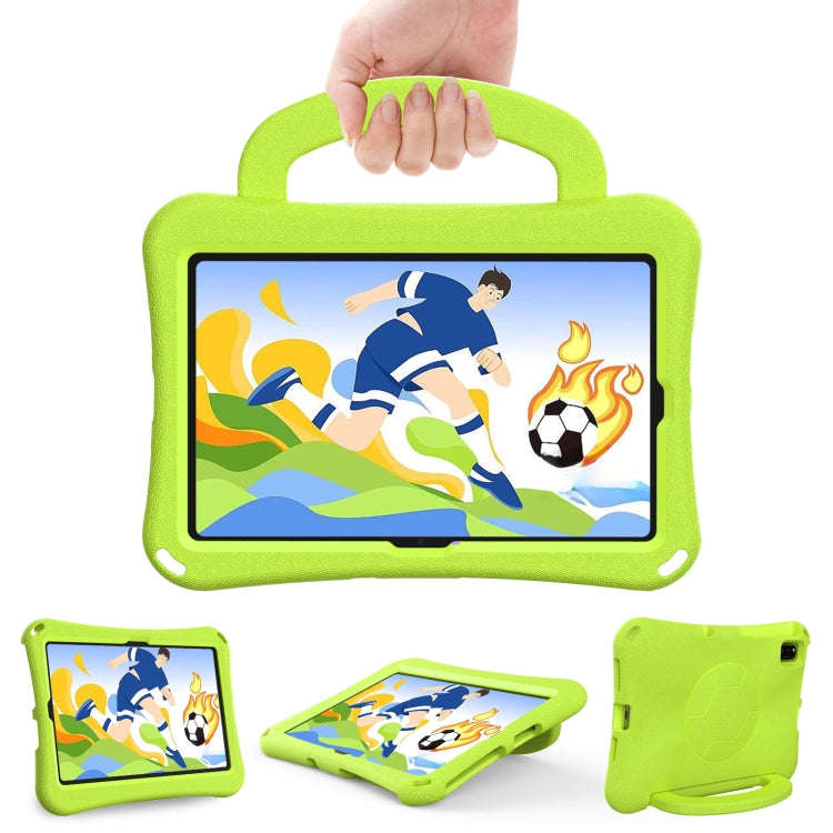For Huawei MatePad 10.4 2020 / 2022 Handle Football Shaped EVA Shockproof Tablet Case(Grass Green)