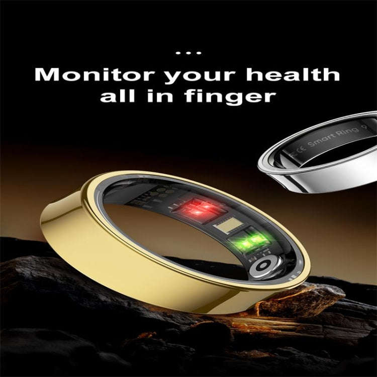 R09 SIZE 9 Smart Ring, Support Heart Rate / Blood Oxygen / Sleep Monitoring / Multiple Sports Mod...