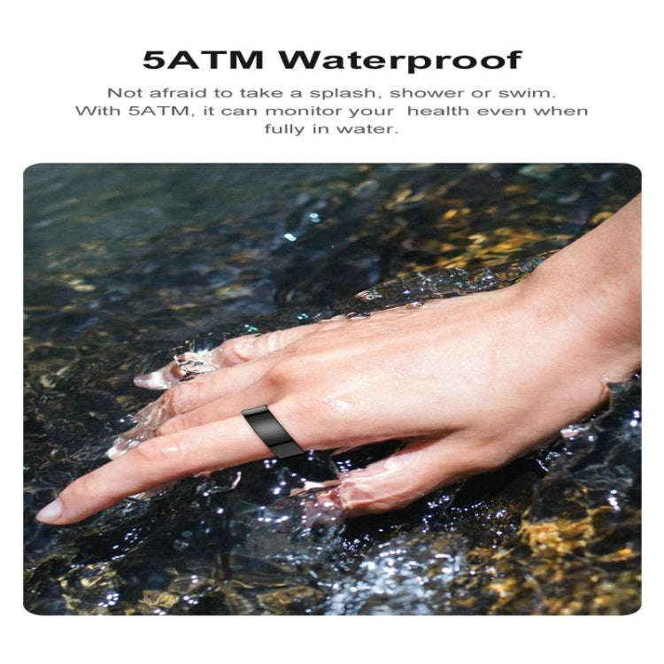 R09 SIZE 9 Smart Ring, Support Heart Rate / Blood Oxygen / Sleep Monitoring / Multiple Sports Mod...
