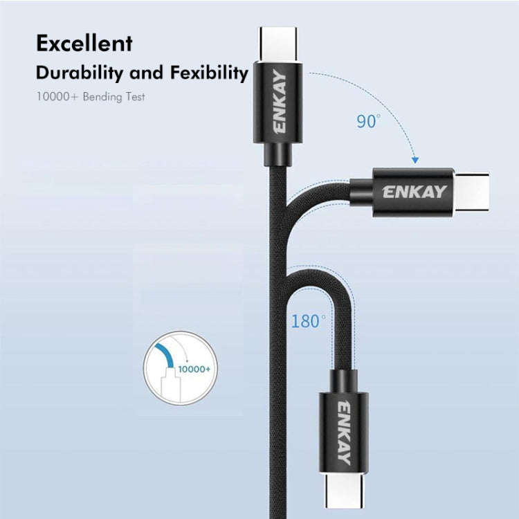 ENKAY ENK-CB169USB C / Type-C to Mini USB 2.0 Charging Cord Data Cable, Length 1m(Red)