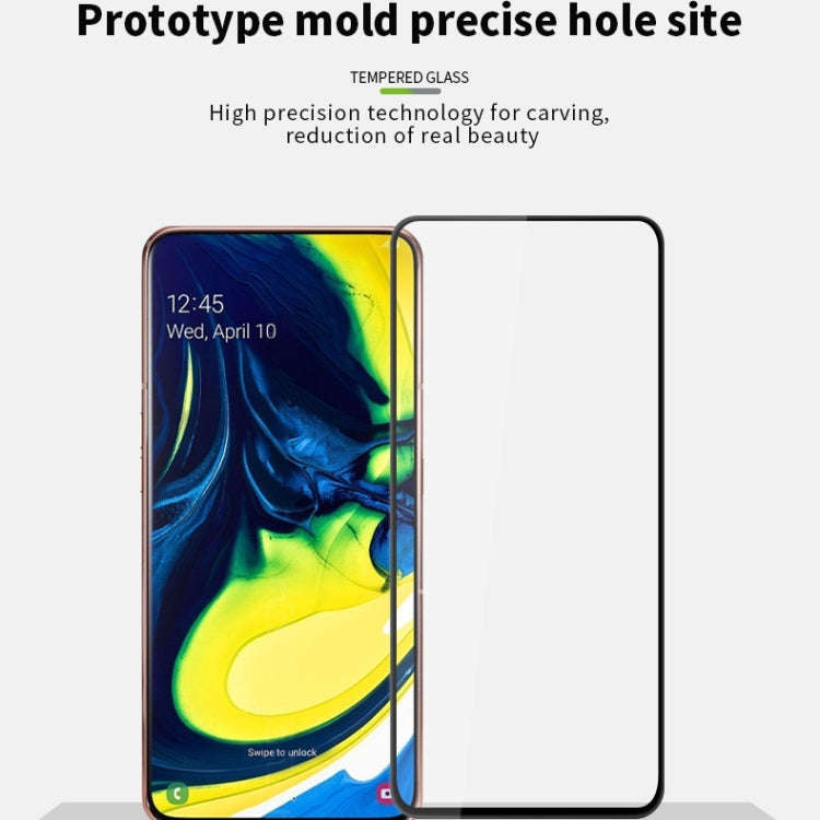 PINWUYO 9H 3D Curved Tempered Glass Film for HUAWEI P30black