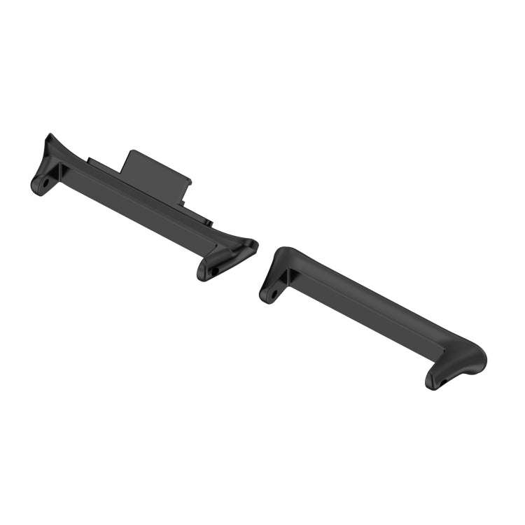 For Xiaomi Smart Band 9 Pro 1 Pair 20mm 316 Stainless Steel Metal Watch Band Connector(Black)