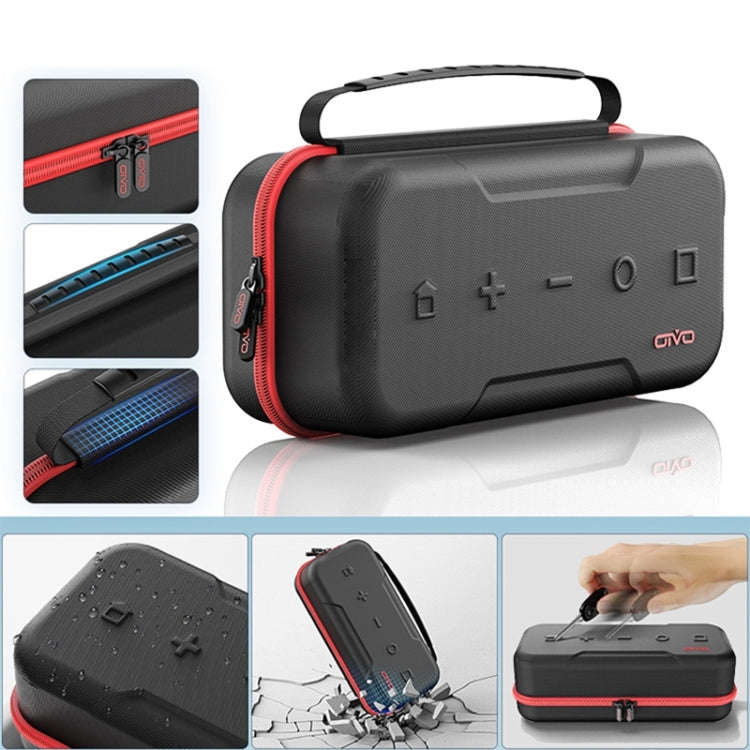 OIVO IV-SW188 Portable EVA Storage Bag for Nintendo Switch Series(Red)