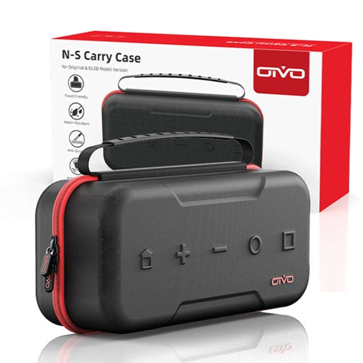 OIVO IV-SW188 Portable EVA Storage Bag for Nintendo Switch Series(Red)