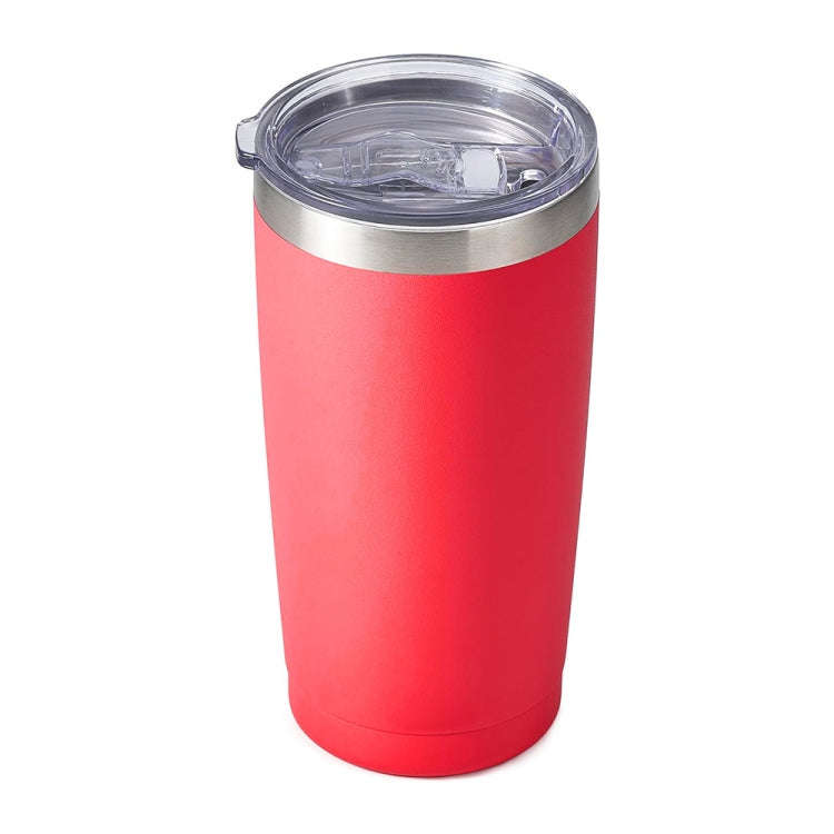 JUNSUNMAY 600ml 304 Stainless Steel Vacuum Insulated Coffee Travel Mug Double Wall Thermal Cup(Red)