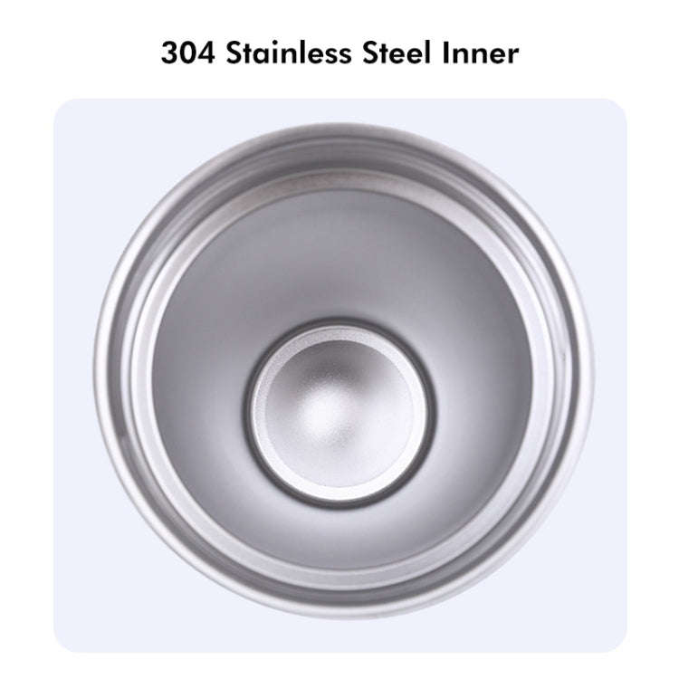 JUNSUNMAY 500ml 304 Stainless Steel Water Vacuum Bottle Coffee Cup with Lid and Straw(White)