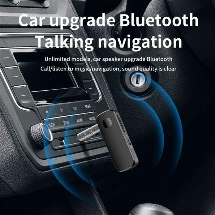 M18 Transmitter Receiver 2-in-1 Speaker Headphone Wireless Car Lapel Clip Bluetooth 5.4 Adapter