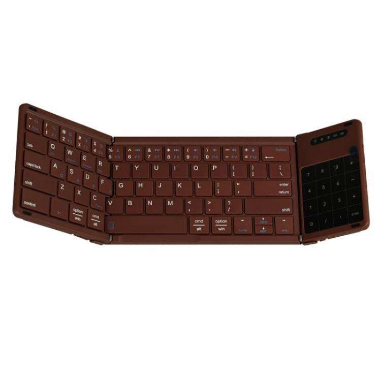 B077T Portable Foldable Wireless Bluetooth Keyboard With Touchpad
